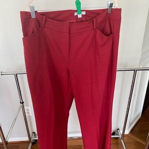 Burgundy women slacks